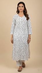 Meadow Whisper Printed Linen 2-Piece Co-ord Suit