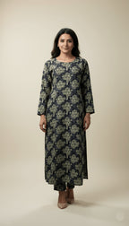 Enchanted Forest Printed Linen 2-Piece Co-ord Suit