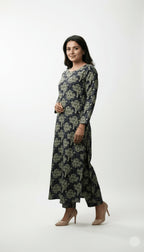 Enchanted Forest Printed Linen 2-Piece Co-ord Suit